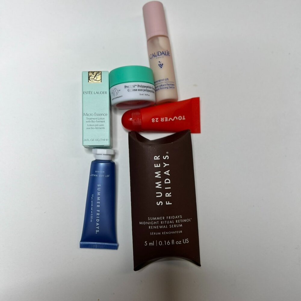 Sephora skincare and beauty samples, unopened